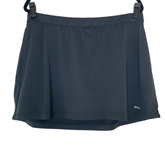 Slazenger Black Breathable Wicking Anti-Microbial Stretch Skort Golf Size XL - Picture 1 of 8
